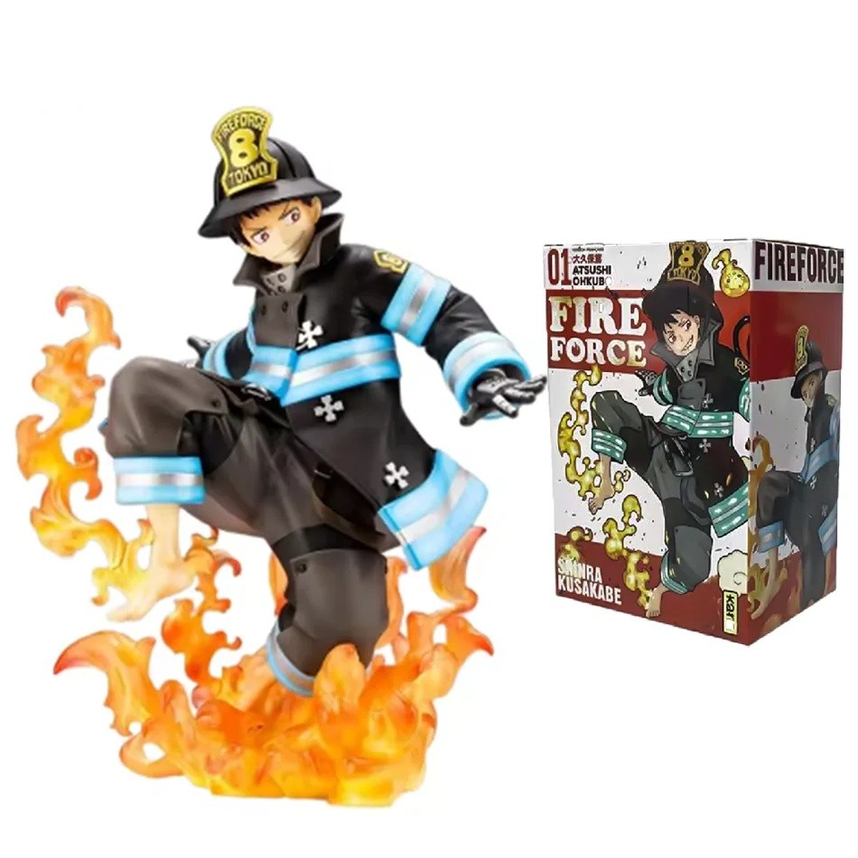 Fire Force Enen No Shouboutai Shinra Anime Character Collectible Model Statue Figure Toy Decoration