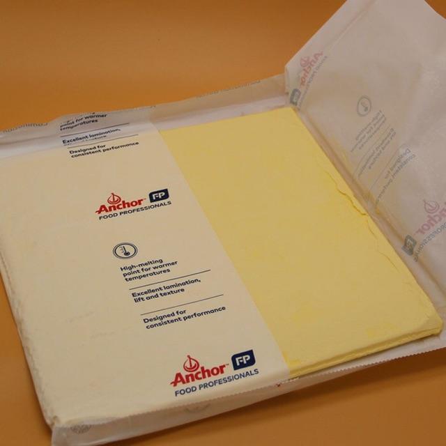 TERMURAH Anchor butter sheet 1 kg korsvet / dry butter pastry