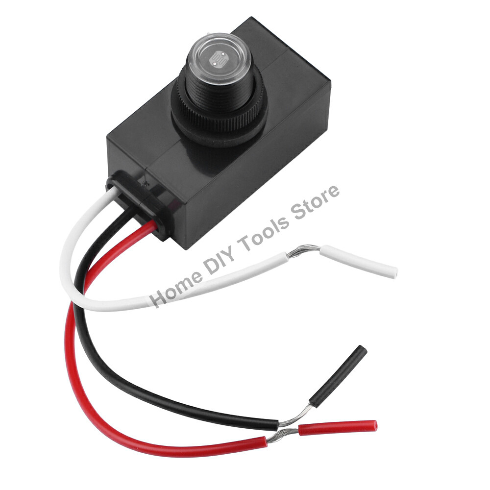 Outdoor Waterproof Automatic On Off Street Light Switch AC 110-240V LED Photocell sensor day night