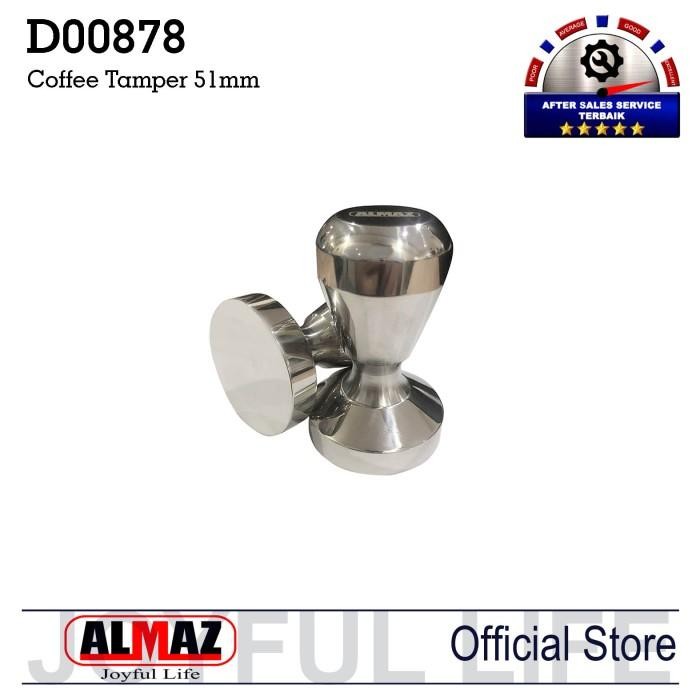 

ALMAZ COFFEE TAMPER D000878 51MM FULL STAINLESS STEEL