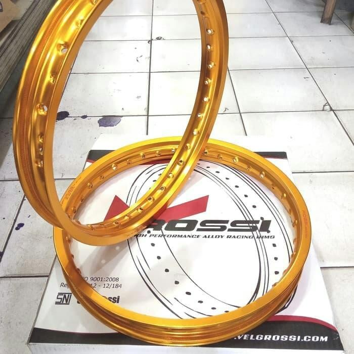 PAKETAN VELG V ROSSI MASTER SERIES UKURAN 160/160 RING 17 GOLD