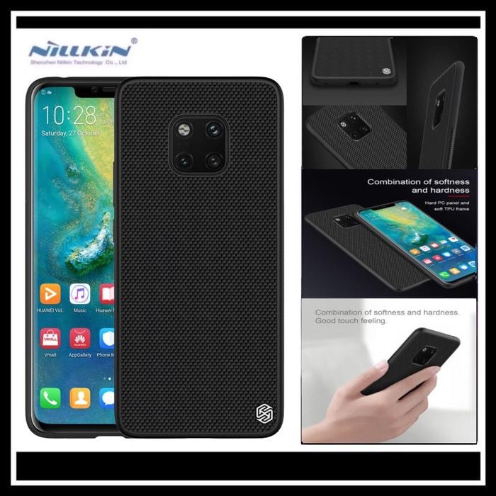 Huawei Mate 20 Pro Nillkin Textured Nylon Original Case Hard Casing Cover Hardcase