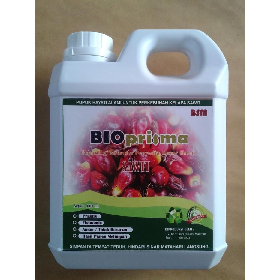 

Pupuk Organik Cair Untuk Perkebunan Kelapa Sawit - BIOPRISMA SAWIT