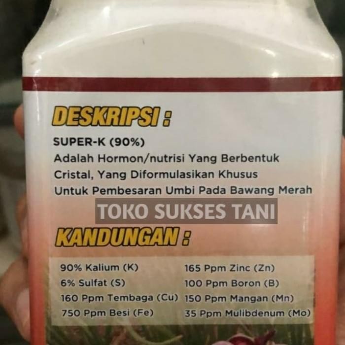 

Promo Super-K Hormon/Nutrisi Untuk Pembesaran Buah Dan Umbi.Isi 500Gram Sale