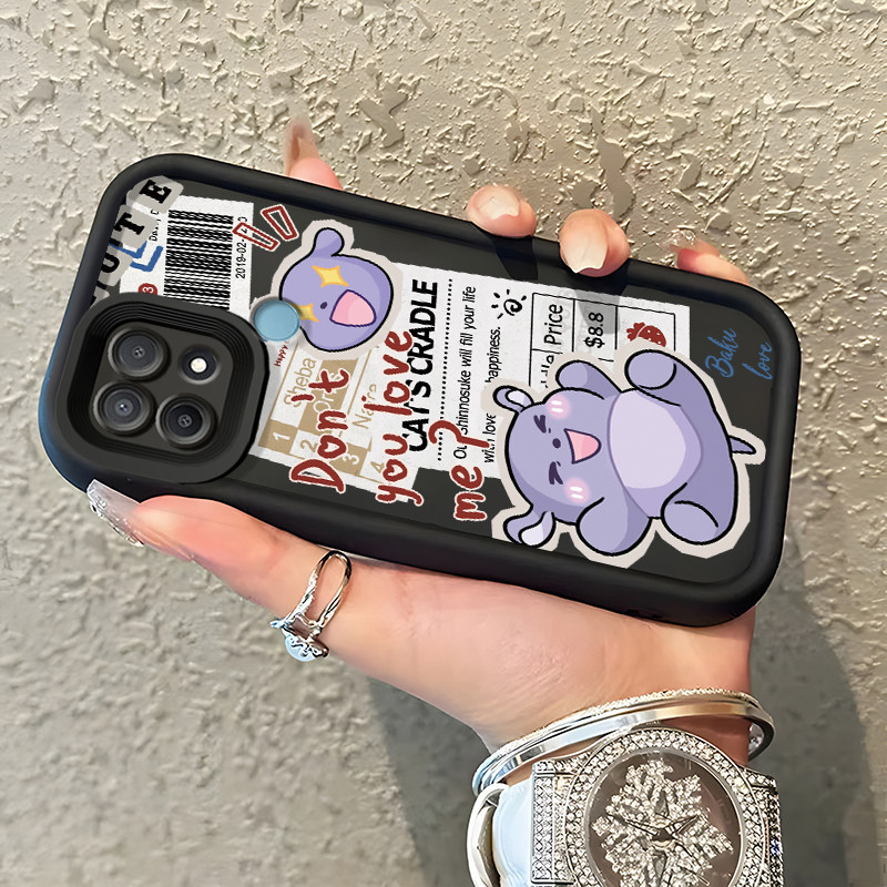 Casing Hp Untuk OPPO A15 A15s A35 Case Stiker kartun lucu Softcase Silikon Kesing ponsel Cesing tele