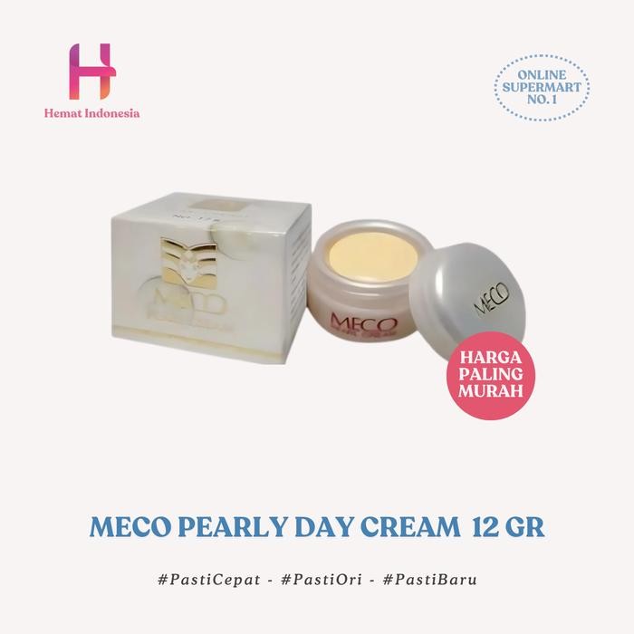 MECO PEARLY CREAM 12 GR 12 GR DAY CREAM MECO PELEMBAB WAJAH KRIM WAJAH