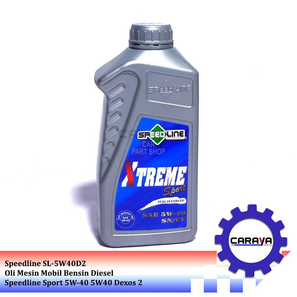 Oli Mesin Mobil Bensin Diesel Speedline Sport 5W-40 5W40 Dexos 2