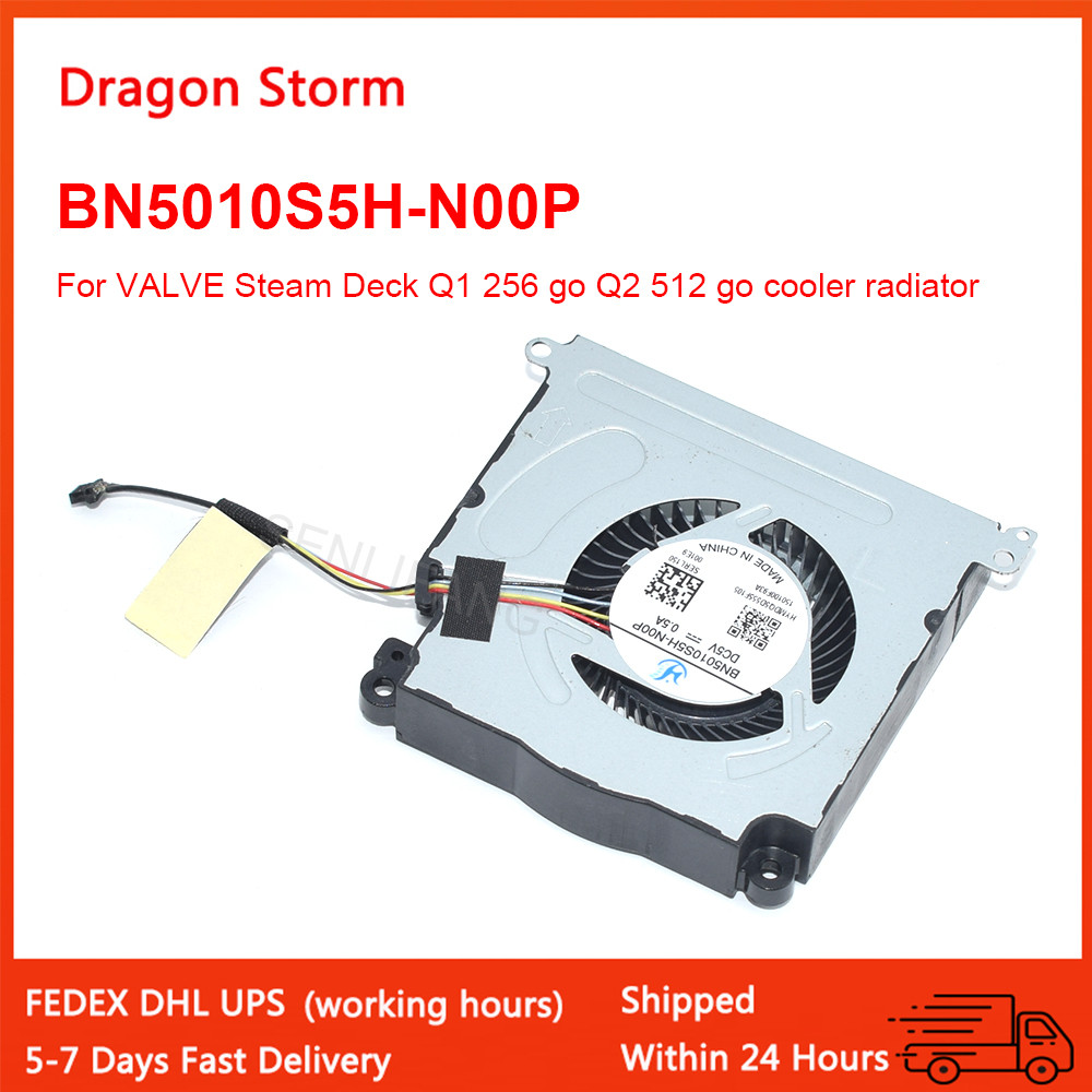 Baru New Laptop CPU Cooling Fan For VALVE Steam Deck Q1 256 go Q2 512 go 4Pin DC5V 0.5A BSB0505LA-00