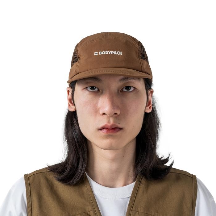 New // Bodypack Ensnare Nylon Wrinkle 5 Panel Cap Topi - Coklat // 100% Original
