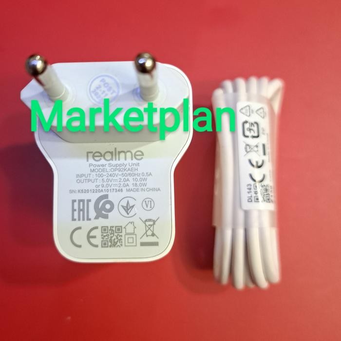 Realme Charger Vooc Fast Charging 18W Original Type C