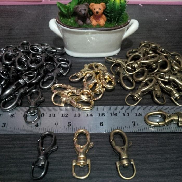 

Pengait/Kait Tas 10 mm (1.0 cm) Gold. Kualitas Bagus