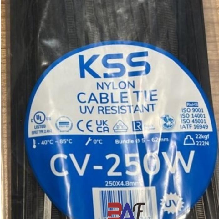 

KABEL TIES KSS UV RESISTANCE CV 250 X 3.6mm