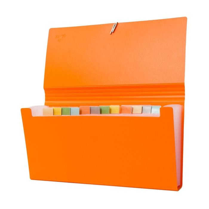 

Bantex Expanding File Cheque (12 Pockets) Mango 8811 64