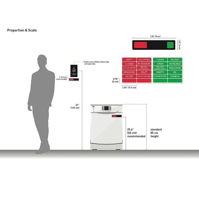 

KUBIK LETTERS ACRYLIC SIGN CUSTOM SLIDER OPEN CLOSED