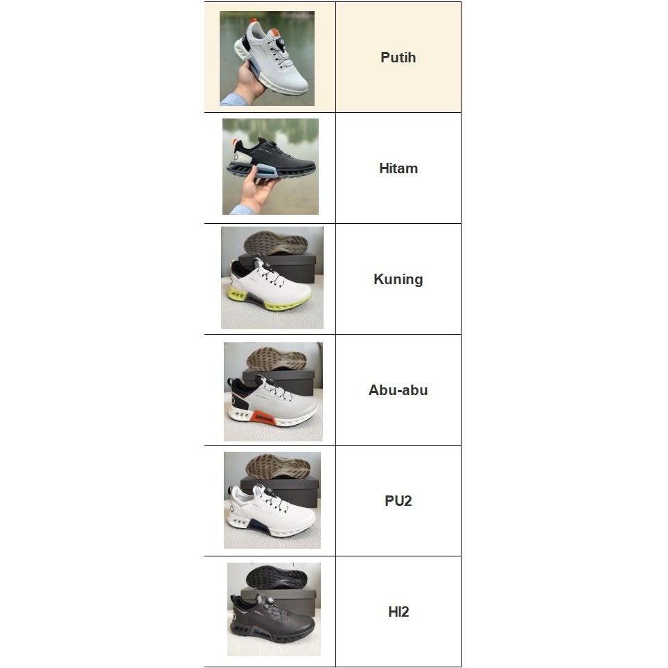 Ecco Olahraga Sepatu Golf Pria Outdoor Sports Casual Shoes Sneaker A13 Best Seller