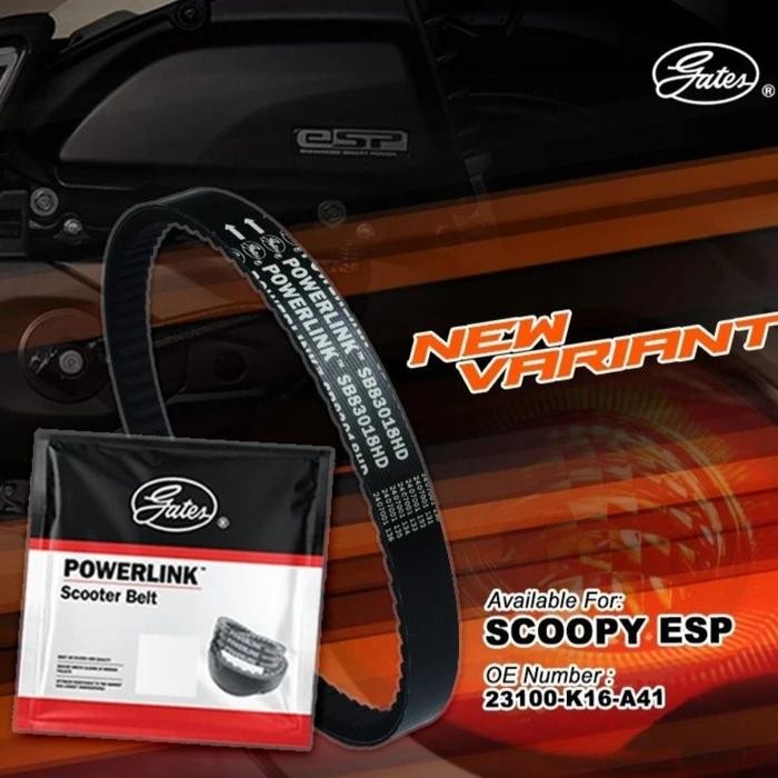 Vanbelt Vbelt Scoopy Esp K16 2017 - 2020 Gates Thailand