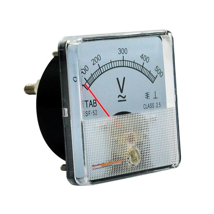 Volt Meter Analog AC / DC 500 V CR52 TAB
