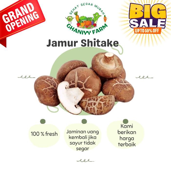 

Pilihan- Jamur Shitake Freshpremium Quality
