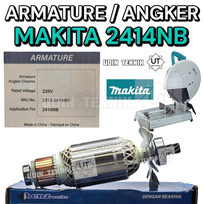 Armature 2414 Nb Makita Angker Mesin Cutoff Makita 2414Nb Benz