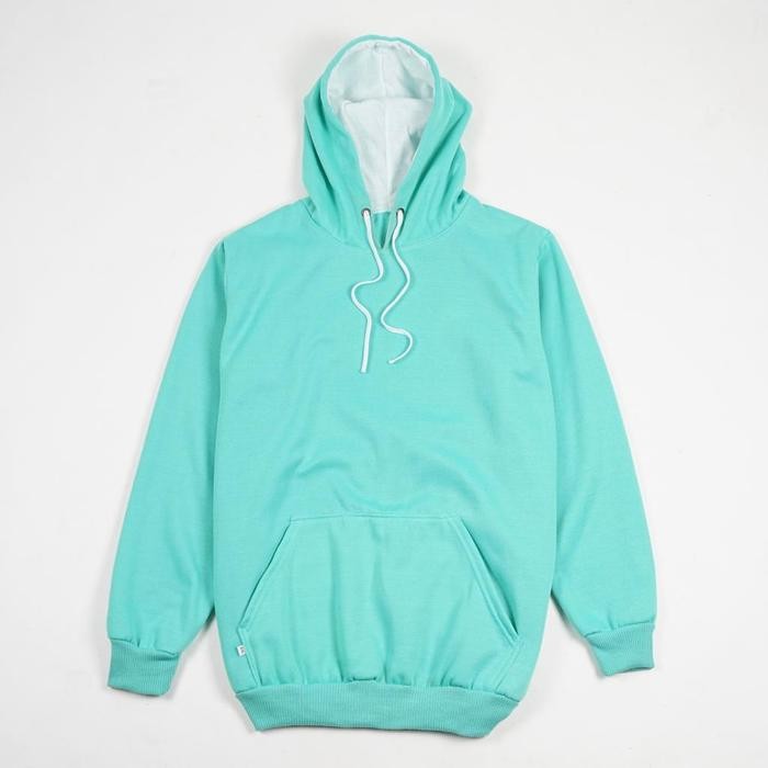 Pilihan- Jaket Sweater Polos Hoodie Jumper Hijau Mint - Premium Quality