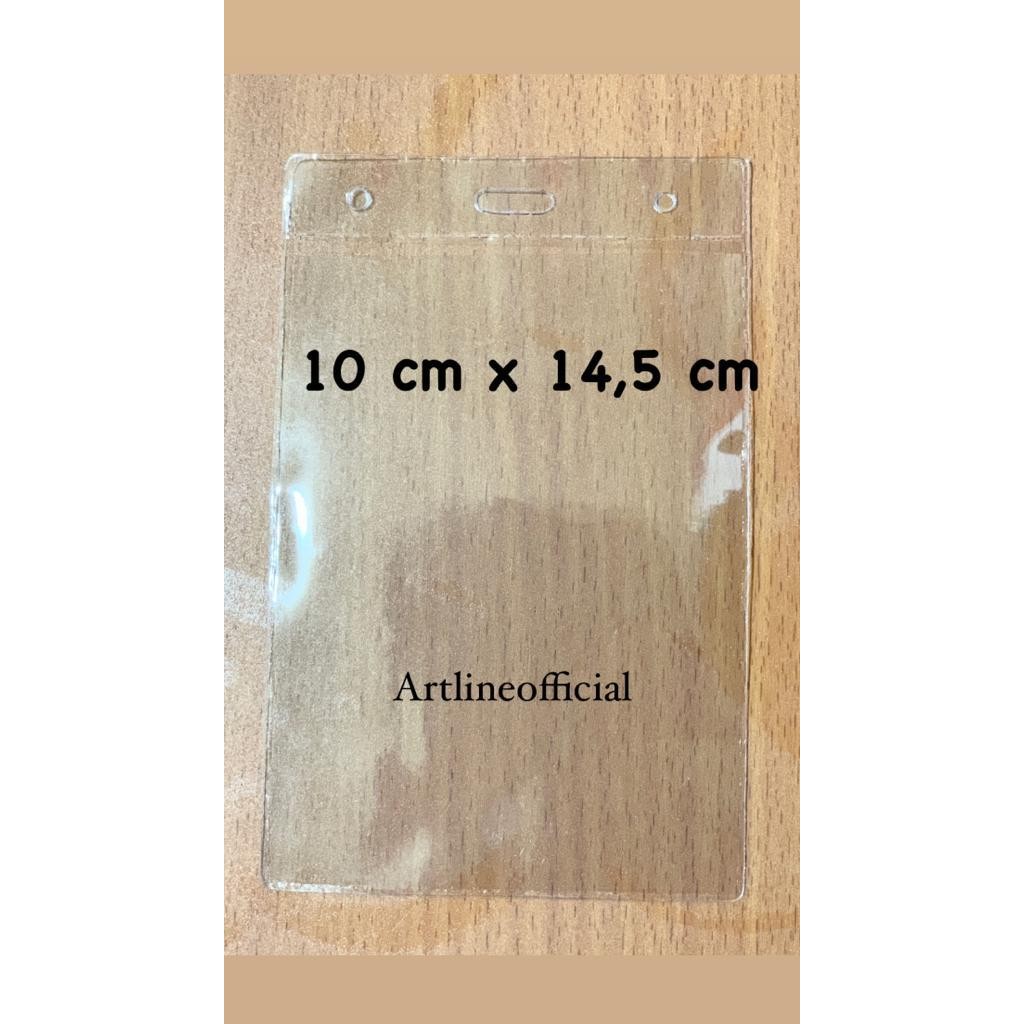 

HARGA DISKON Kantong Plastik Mika Cover Nametag Panitia / ID CARD Uk. 10 x 14,5 cm