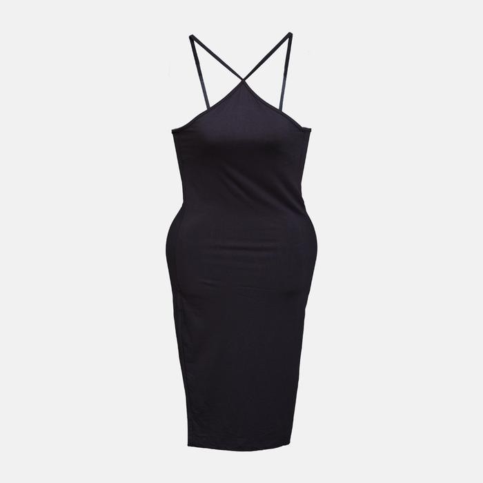 Pilihan- [Halofashion] Jihyo Sexy Bodycon Dress Halter Casual Dress Midi Dress Elegant Dress