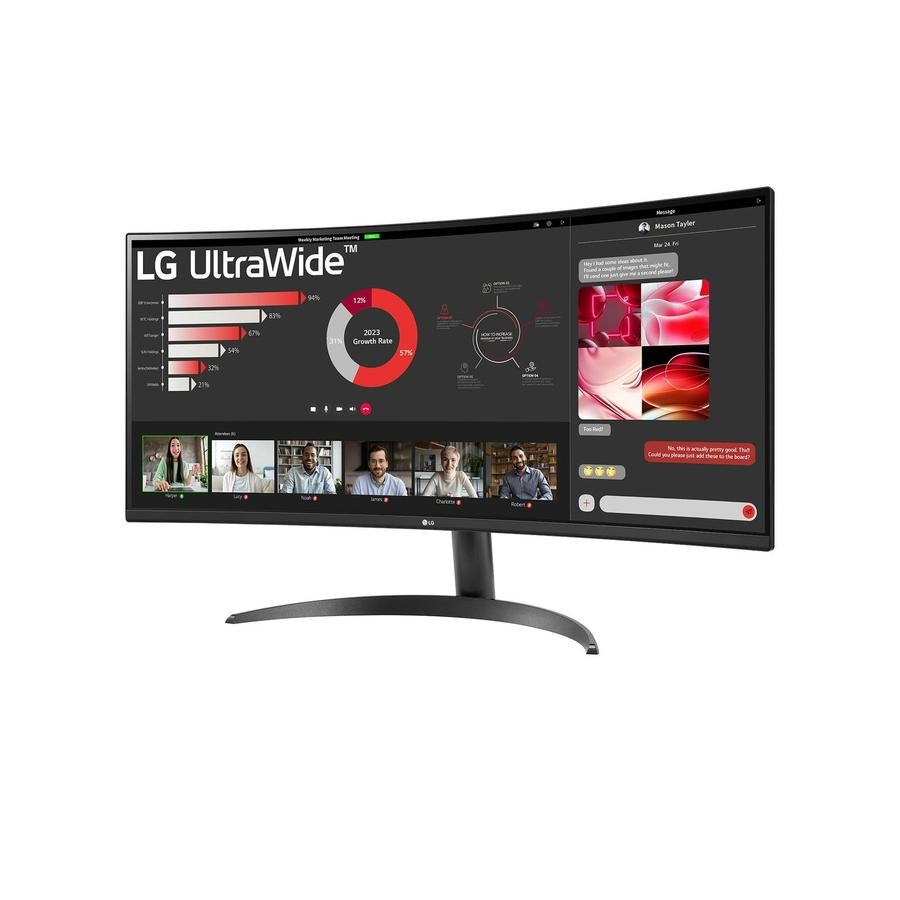 Monitor LG 34WR50QK-B 34" UltraWide QHD 100Hz HDR10 Curved Monitor / Monitor 34 inch [XMON-083]