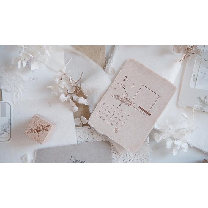 

(2) JEENZAA ZOEY " FLOWER . PLANTS . NATURE " RUBBER STAMP KODE 1473