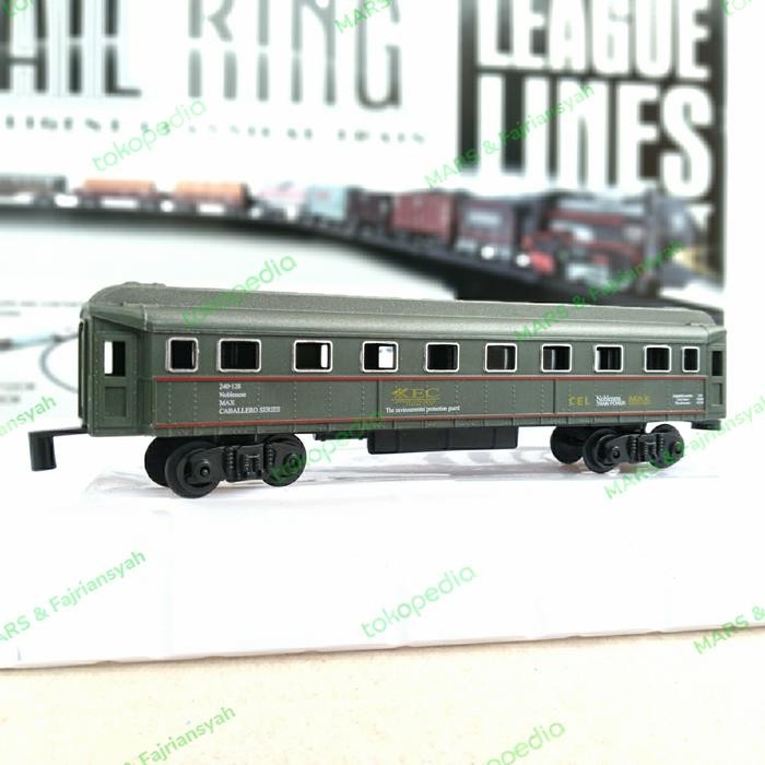 Pilihan- Mainan Kereta Api Rail King Gerbong Penumpang Piv