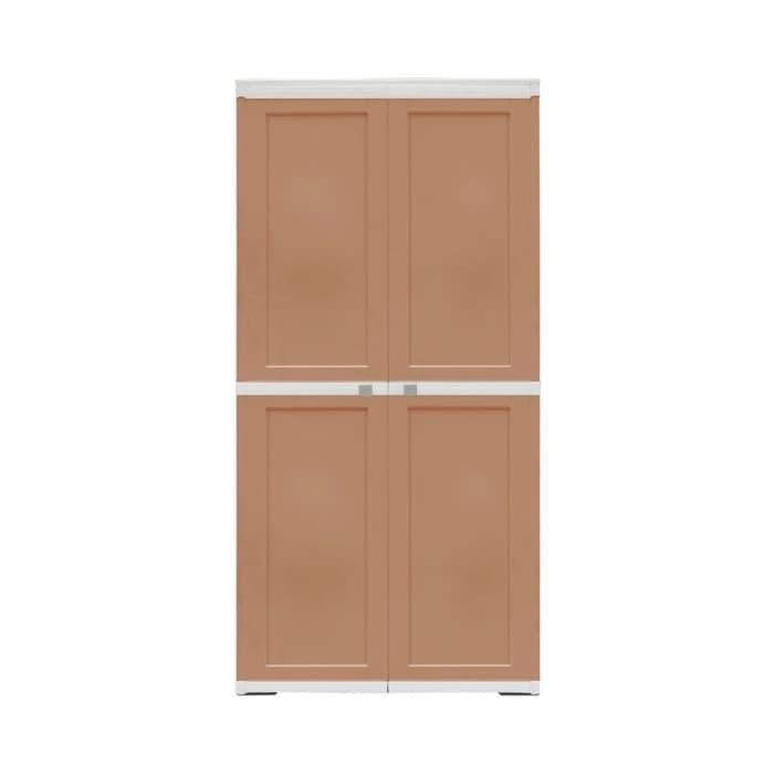 LEMARI PLASTIK CLUB SPECTRA LARGE PREUM QUALITY - PUTIH / SLD