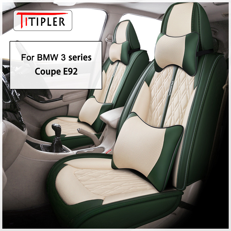 TITIPLER Car Seat Cover For BMW 3 Series Coupe E92 E46 E36 Auto