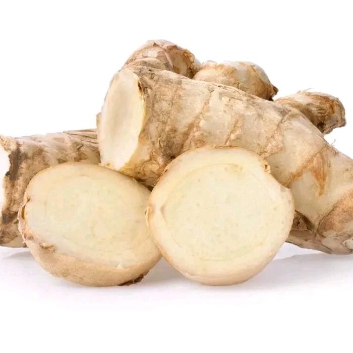 

New Kunyit putih segar netto 500 gram jamu jamuan herbal tradisional- serbuk herbal alami - powder