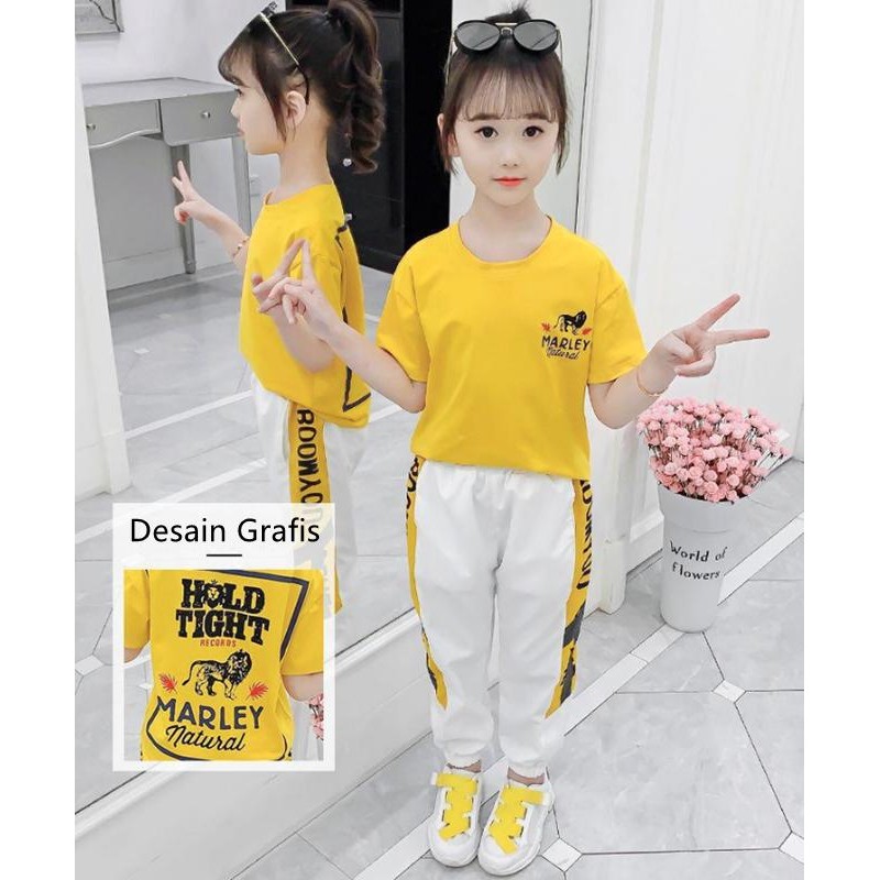 Nevada Kids - Baju Anak Perempuan /Pakaian Olahraga Anak Cewek 3-13Th Celana Pakaian Fashion