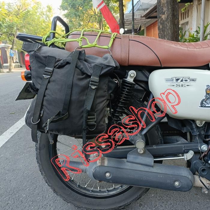 Sidebag Tas Motor Kawasaki W175 Keren