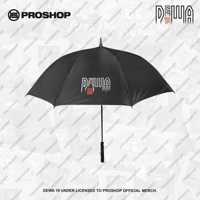 PROSHOP DEWA 19 UMBRELLA LARGE Payung Dewa19 Distro HITAM