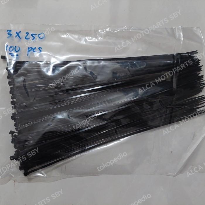 

OJ CABLE KABEL TIES 3 X 250 MM 25 CM / 3,6 X 300 MM 30 CM ISI 100 PCS