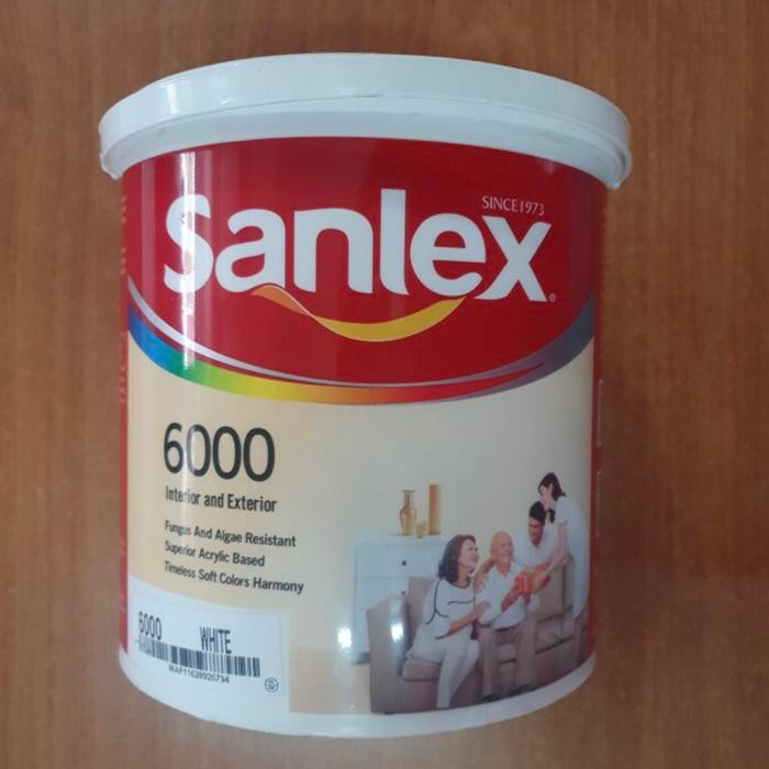 Pilihan- Cat Sanlex 5Kg Putih Galon Termurah Sanlex 6000 White