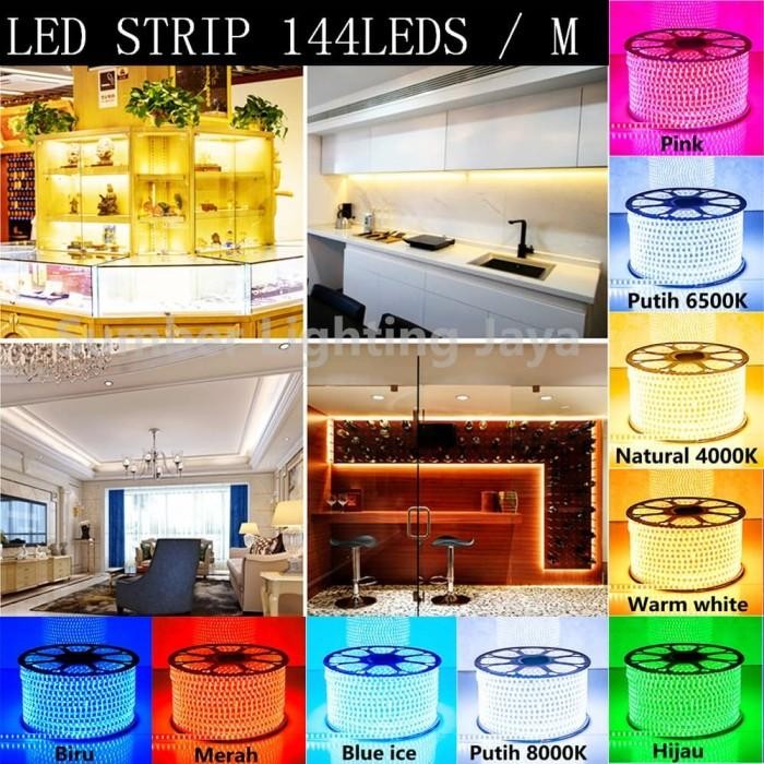 New Lampu Led strip 2835 smd 144Leds per meter / khusus meteran