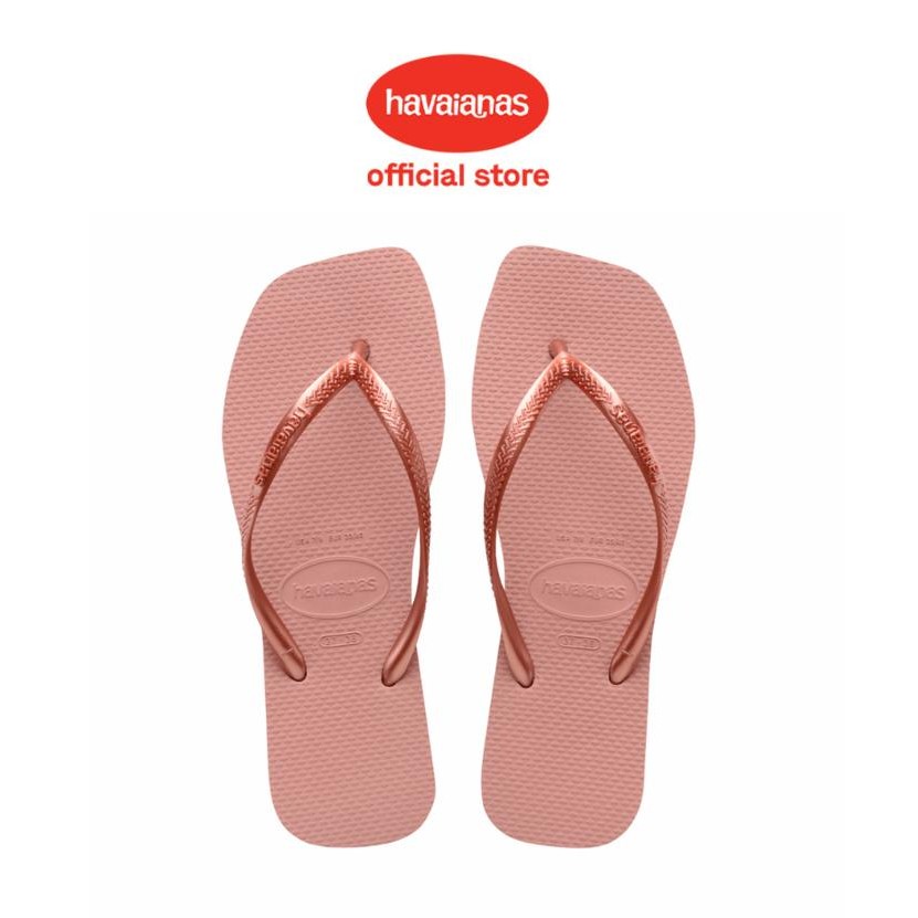 Pilihan- Havaianas Slim Square Solid 3544-Crocus - Sandal Wanita Karet