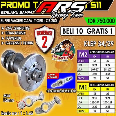 NOKEN AS BRT TIGER M1 M2 KLEP STANDAR & KLEP 34/29 & KLEP 36/31