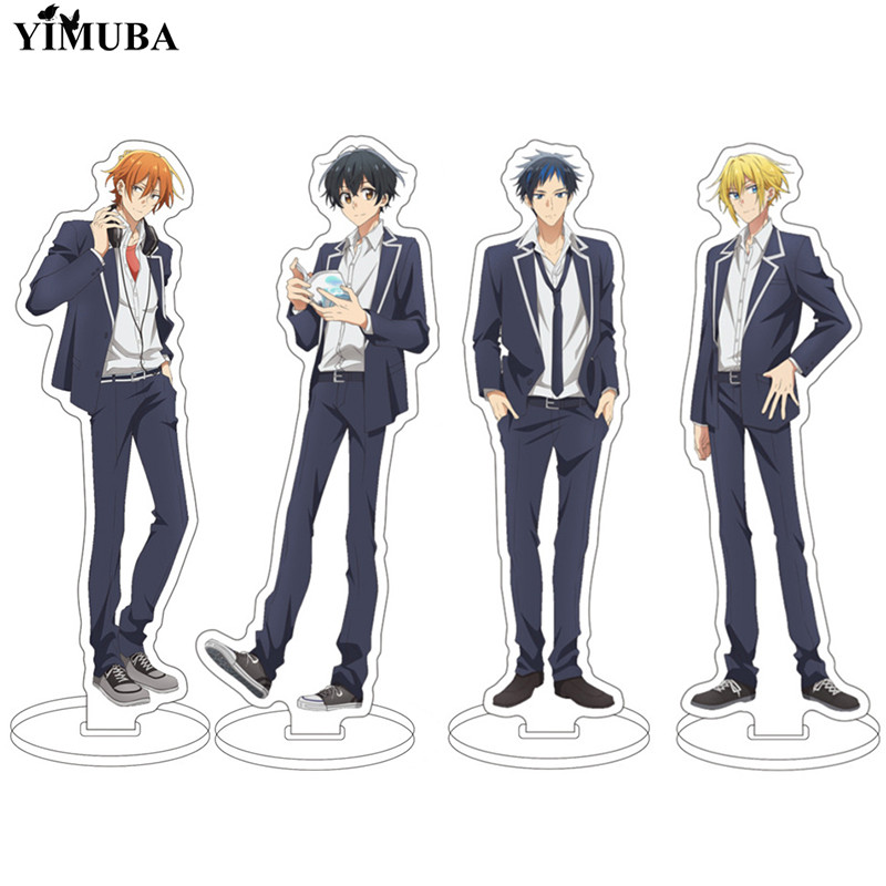 Anime Sasaki to Miyano Stand Model Plate Keychain Miyano Yoshikazu Sasaki Shumei Acrylic Figure Cosp