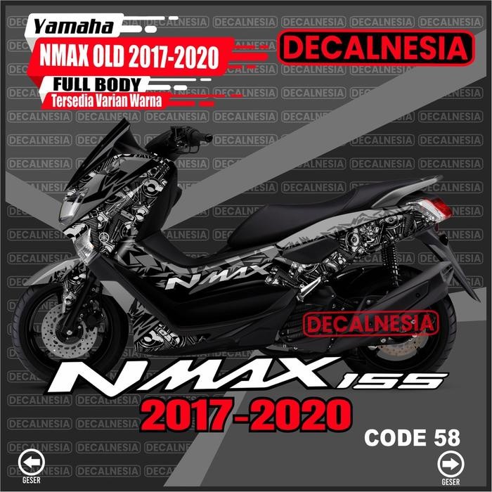 Decal Nmax 155 Old 2019 2018 Full Body Sticker Motor Stiker Yamaha 2020 Modif Variasi Aksesoris