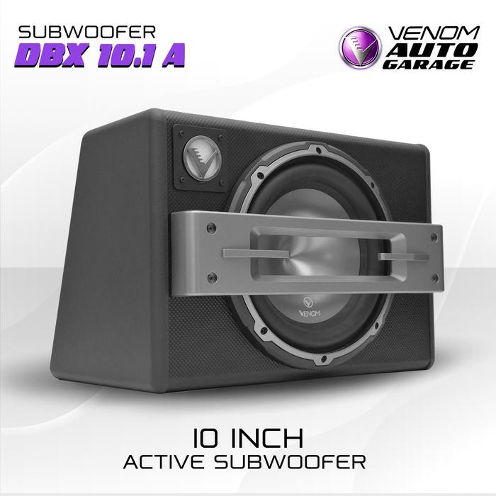 SUBWOOFER AKTIF VENOM DBX 10.1A - SUBWOOFER MOBIL - SPEAKER MOBIL