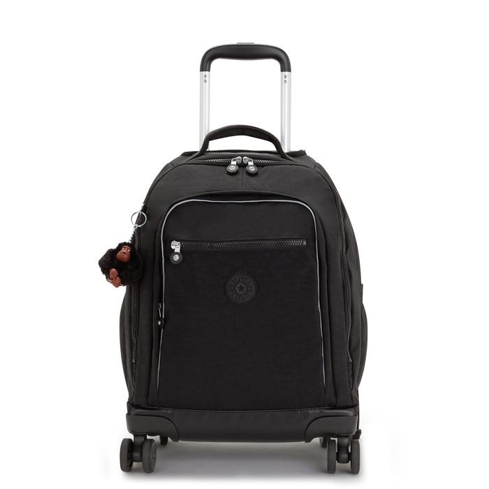 Kipling New Zea Wheeled Backpack Trolley Compartmen Laptop -True Black best seller
