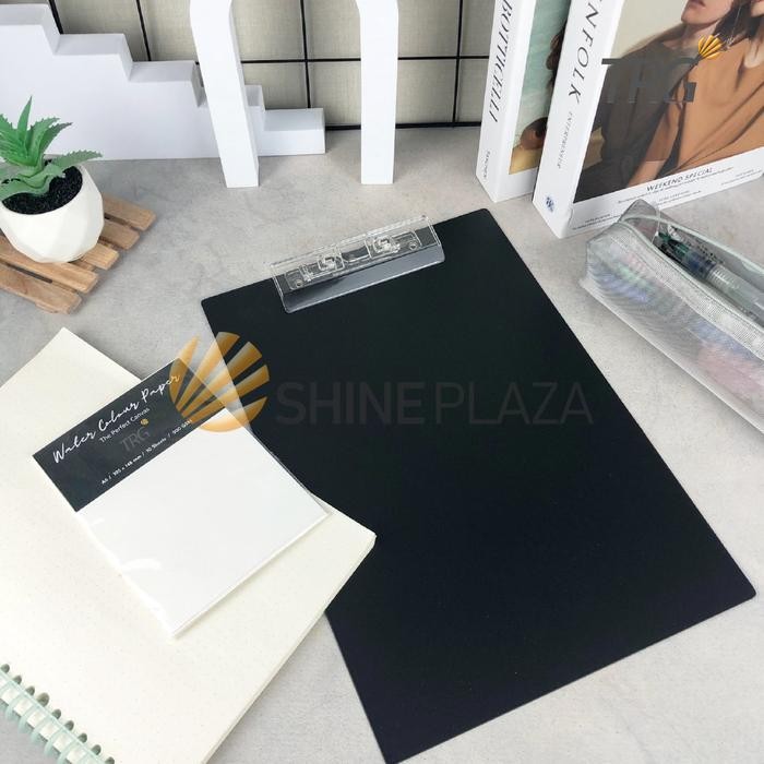 

TRG Metal Clipboard Pastel Color F4 CLB-05 - Papan Dada Besi Jalan Ujian Clip Board Folio TRG