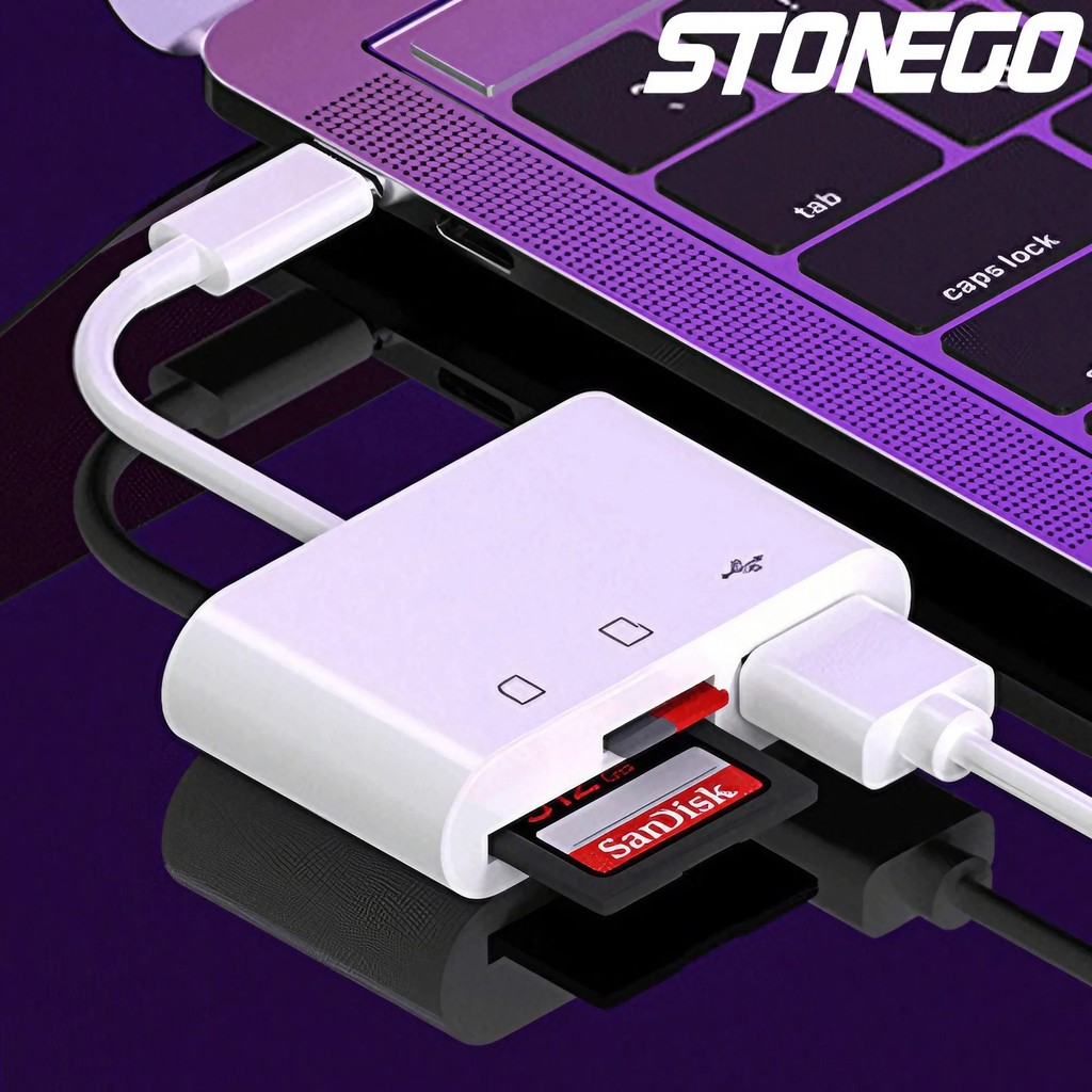 3 in 1 Micro USB Type C Adapter USB TF SD Card Reader USB-C Memory Card Adapter for Macbook Samsung