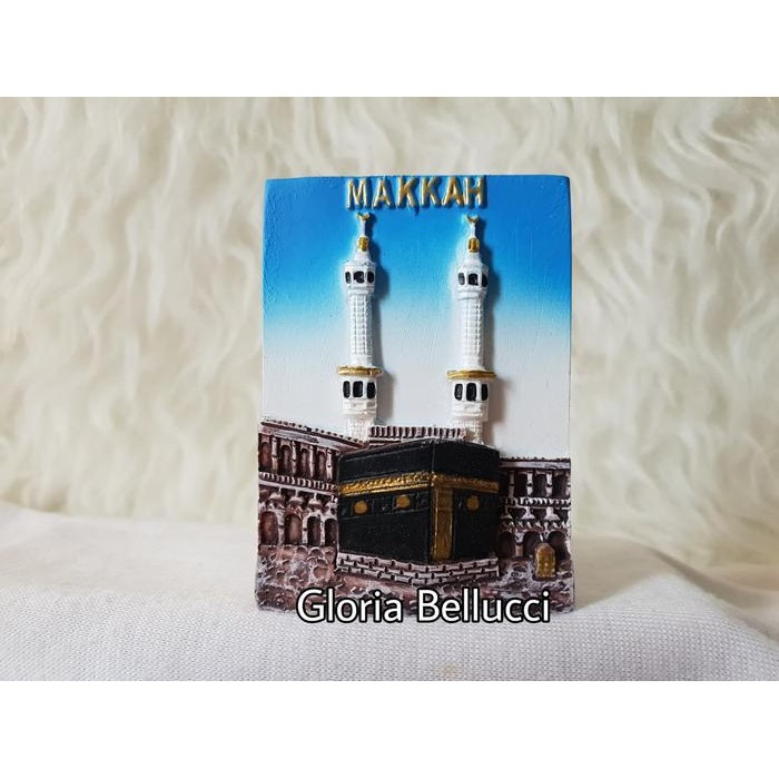 MAGNET KULKAS 3D MEKKAH DUBAI ARAB SAUDI