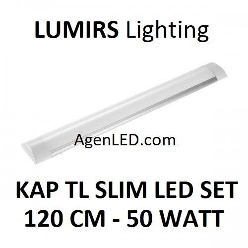 BERKUALITAS LUMIRS Lampu TL LED SLIM 50W 120cm Kap t8 t5 50 w watt Neon 120 cm S3