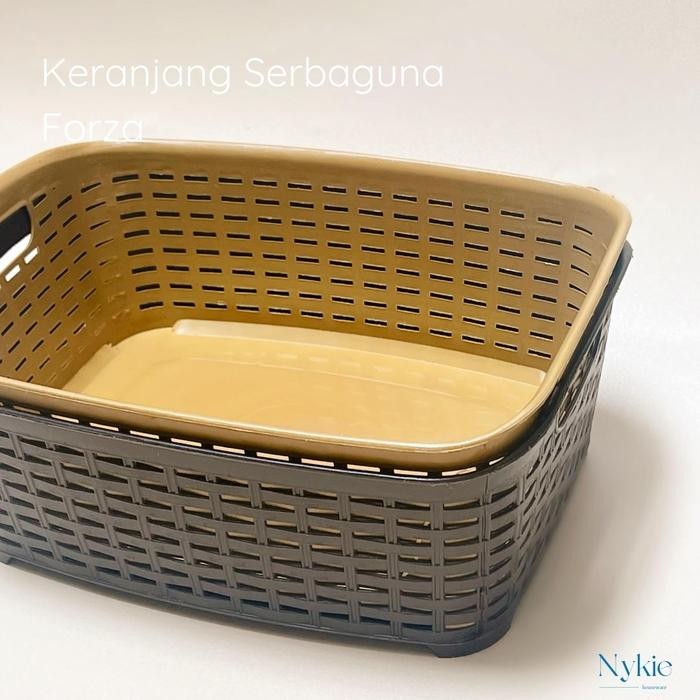 Keranjang / Wadah Penyimpanan Plastik Serbaguna Murah Forza