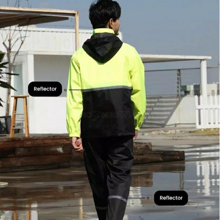 BOWIN Jas Hujan Preum Anti Bakteri (Extra F Shield + Masker)